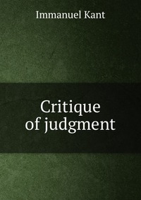 Critique of judgment