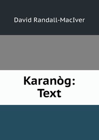 Karanog: Text