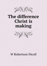 The difference Christ is making