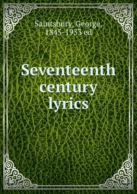 Seventeenth century lyrics