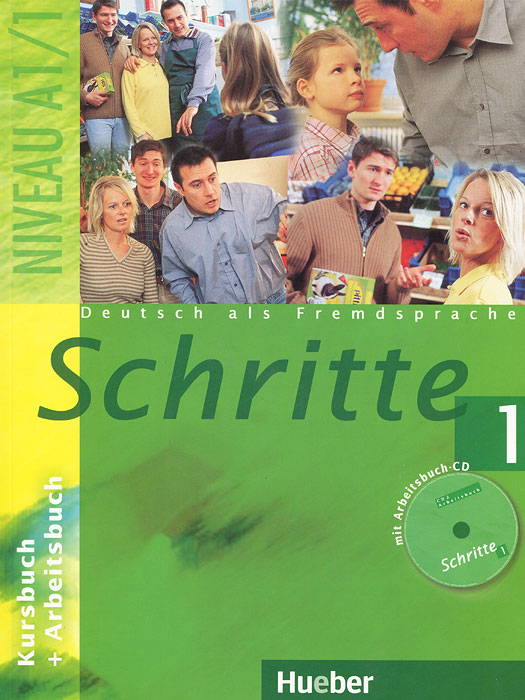 Schritte1: Kursbuch + Arbeitsbuch (+ CD-ROM)