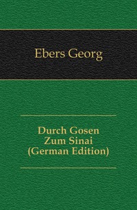 Durch Gosen Zum Sinai (German Edition)