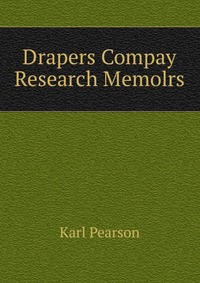 Drapers Compay Research Memolrs