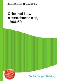 Criminal Law Amendment Act, 1968-69